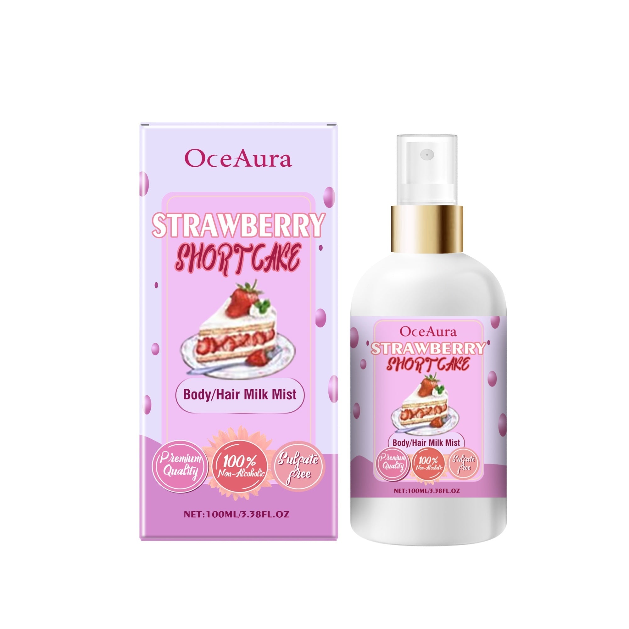 Strawberry Shortcake Body Hair Milk Mist