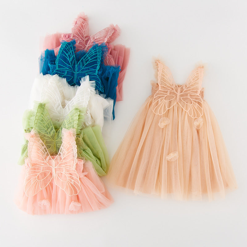 Children's Princess Sling Dress Pettiskirt