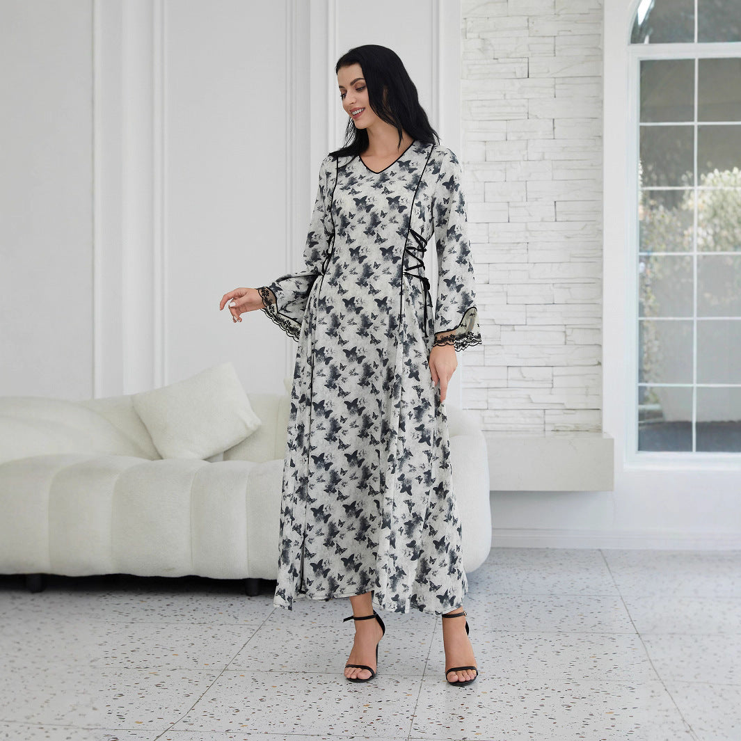 Elegant Muslim Robe Dress