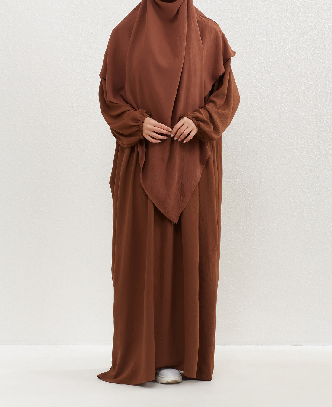Dubai Turkey Two-Piece Outfit Abaya