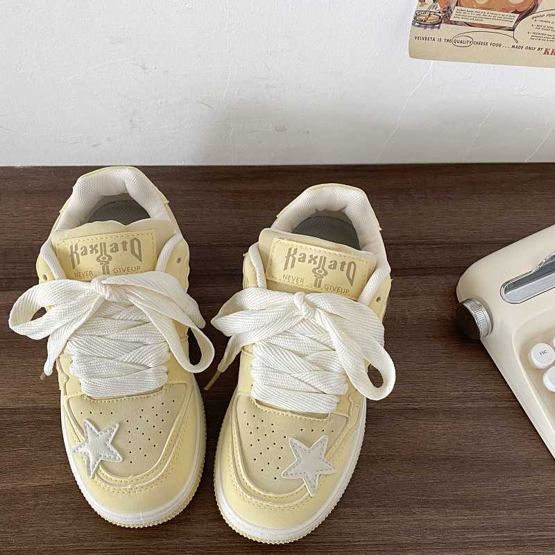 Star Print Chunky Sneakers