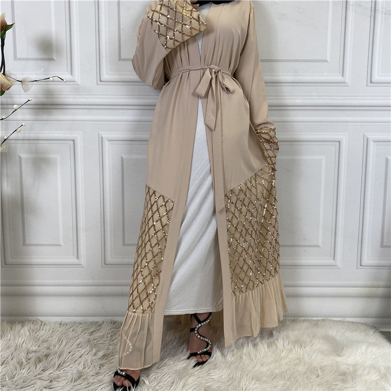Elegant Chiffon Cardigan Abaya