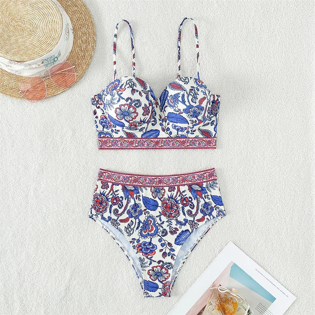 Women's Swimsuit High Waist Push-up Bikini