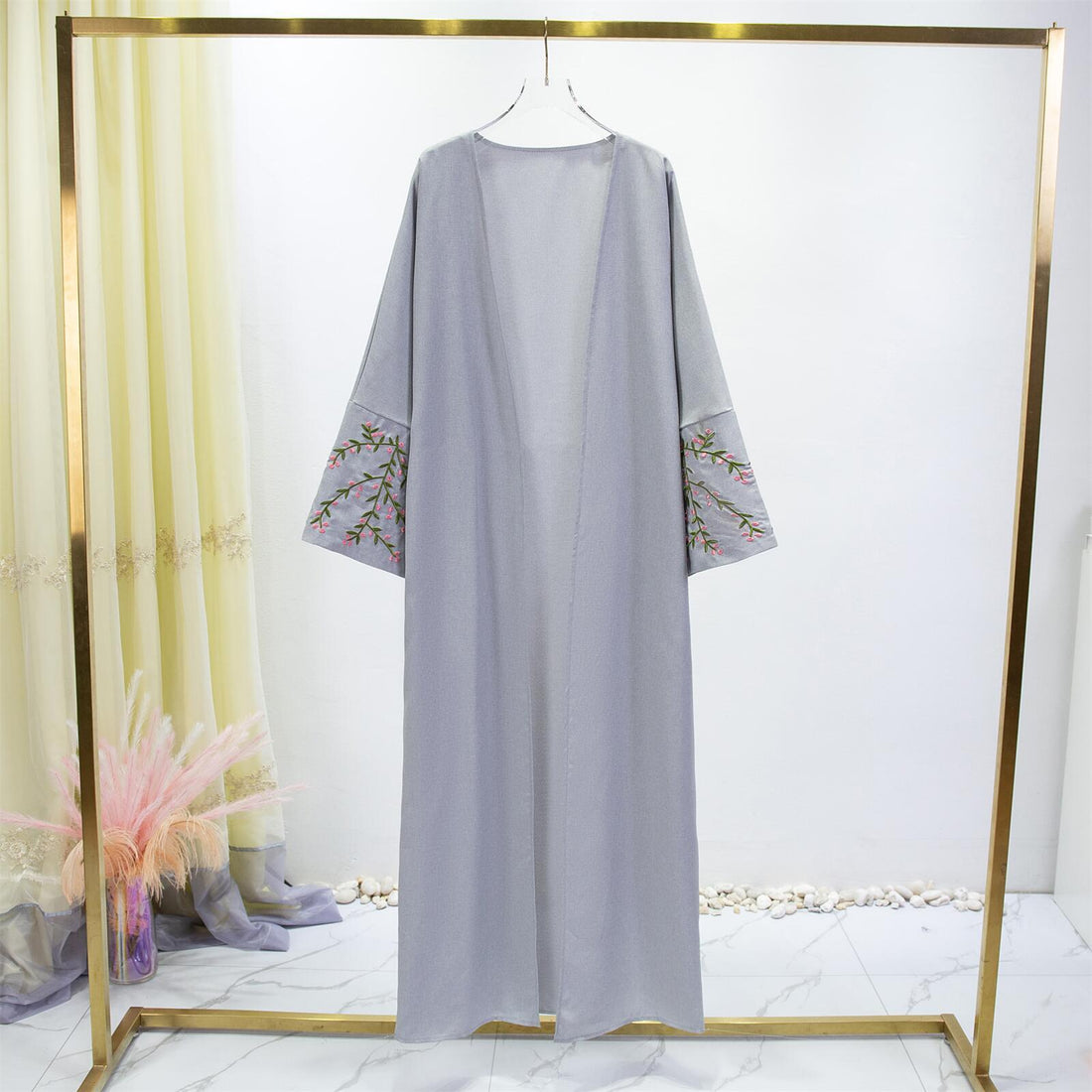 Floral Embroidered Abaya